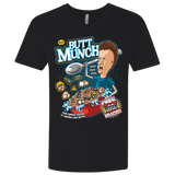 T-Shirts Black / X-Small Buttmunch Cereal Men's Premium V-Neck
