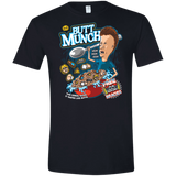T-Shirts Black / X-Small Buttmunch Cereal Men's Semi-Fitted Softstyle