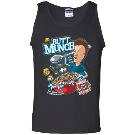 T-Shirts Black / S Buttmunch Cereal Men's Tank Top