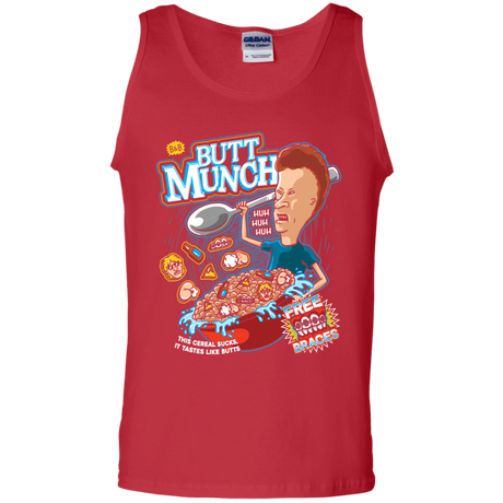 T-Shirts Red / S Buttmunch Cereal Men's Tank Top