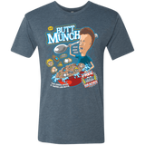 T-Shirts Indigo / S Buttmunch Cereal Men's Triblend T-Shirt