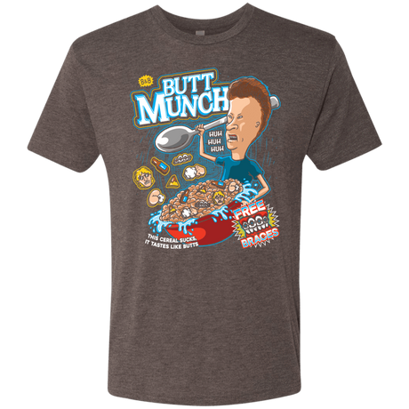 T-Shirts Macchiato / S Buttmunch Cereal Men's Triblend T-Shirt