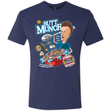 T-Shirts Vintage Navy / S Buttmunch Cereal Men's Triblend T-Shirt