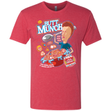 T-Shirts Vintage Red / S Buttmunch Cereal Men's Triblend T-Shirt