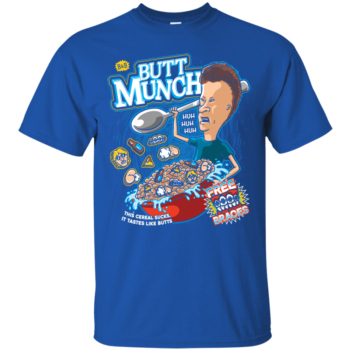 T-Shirts Royal / S Buttmunch Cereal T-Shirt
