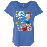 T-Shirts Vintage Royal / X-Small Buttmunch Cereal Triblend Dolman Sleeve