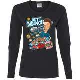 T-Shirts Black / S Buttmunch Cereal Women's Long Sleeve T-Shirt