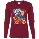 T-Shirts Cardinal / S Buttmunch Cereal Women's Long Sleeve T-Shirt