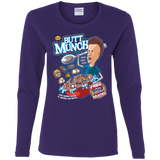 T-Shirts Purple / S Buttmunch Cereal Women's Long Sleeve T-Shirt