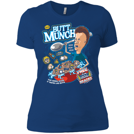 T-Shirts Royal / X-Small Buttmunch Cereal Women's Premium T-Shirt