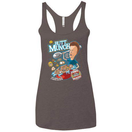 T-Shirts Macchiato / X-Small Buttmunch Cereal Women's Triblend Racerback Tank