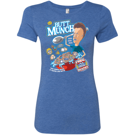 T-Shirts Vintage Royal / S Buttmunch Cereal Women's Triblend T-Shirt