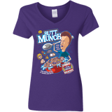 T-Shirts Purple / S Buttmunch Cereal Women's V-Neck T-Shirt