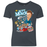 T-Shirts Vintage Navy / YXS Buttmunch Cereal Youth Triblend T-Shirt