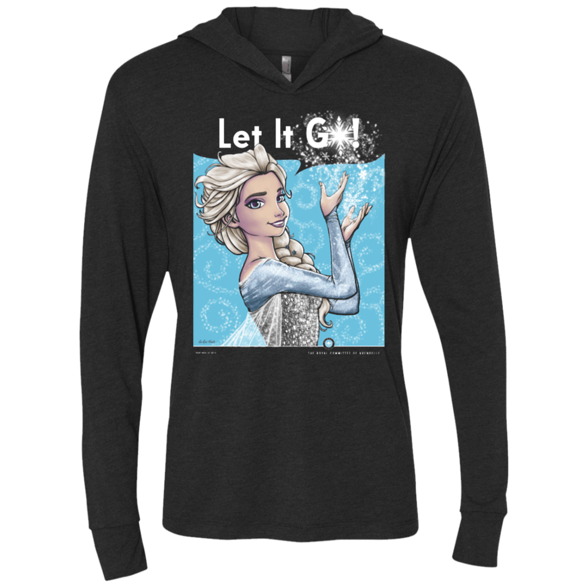 T-Shirts Vintage Black / X-Small By Royal Decree Triblend Long Sleeve Hoodie Tee