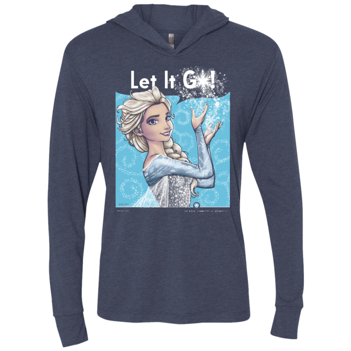 T-Shirts Vintage Navy / X-Small By Royal Decree Triblend Long Sleeve Hoodie Tee