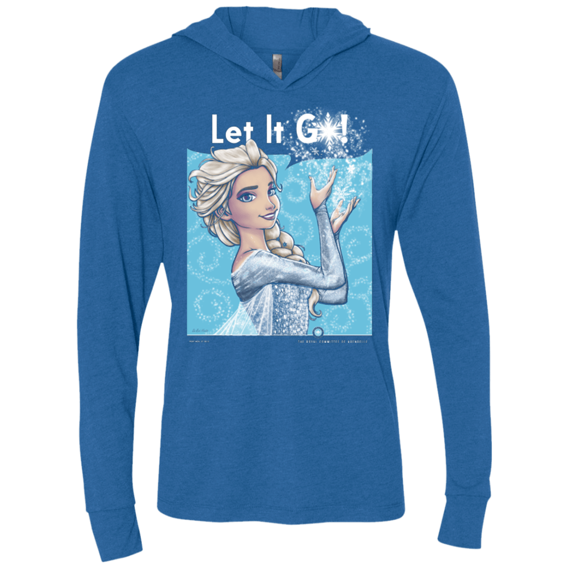 T-Shirts Vintage Royal / X-Small By Royal Decree Triblend Long Sleeve Hoodie Tee