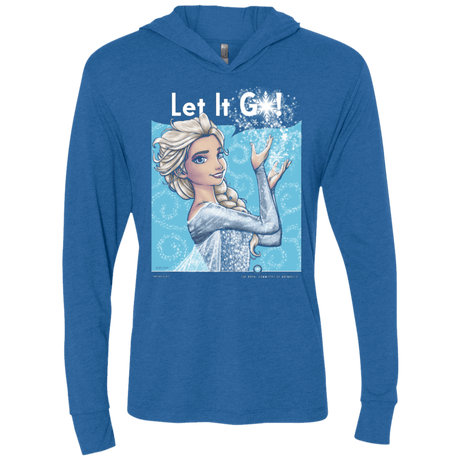 T-Shirts Vintage Royal / X-Small By Royal Decree Triblend Long Sleeve Hoodie Tee