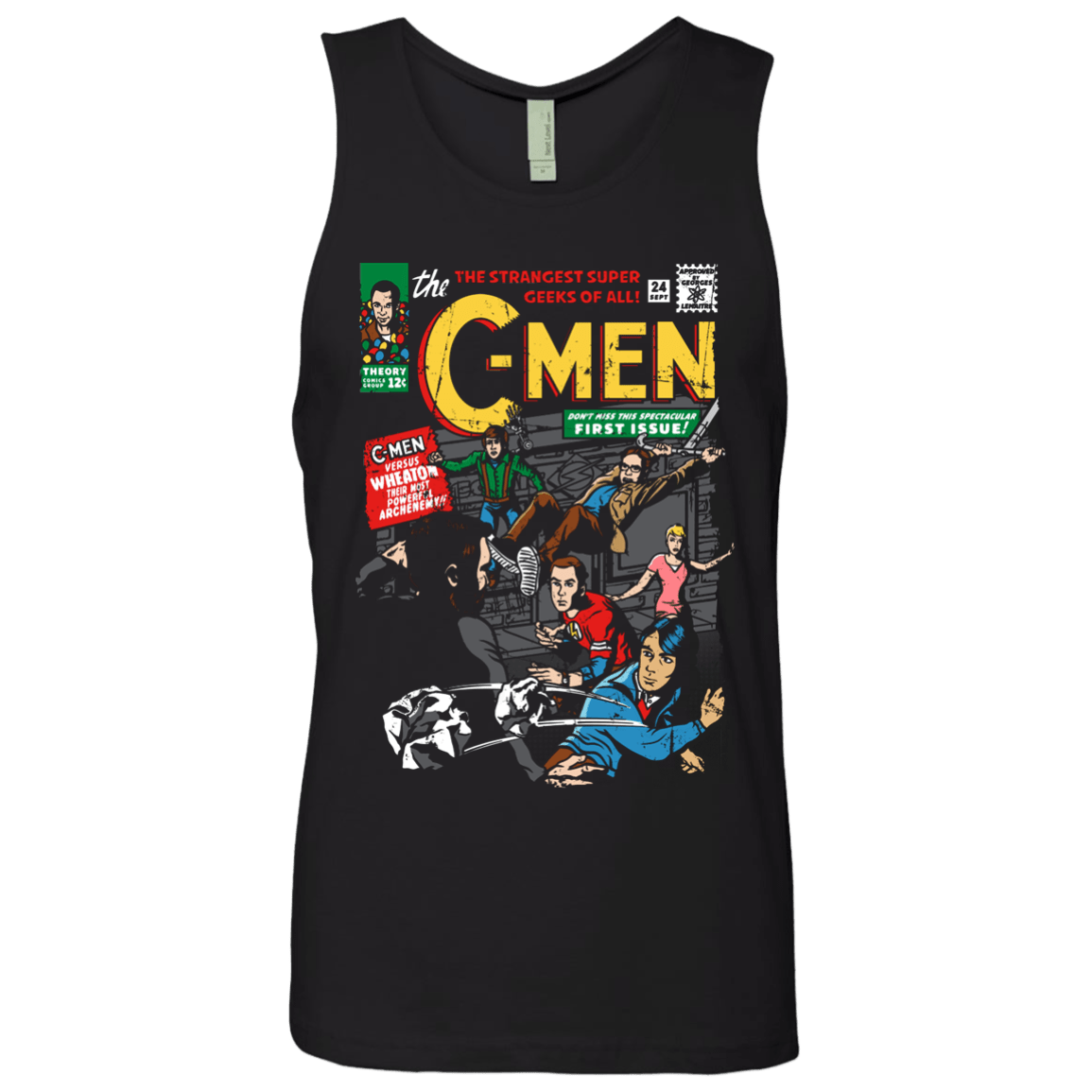 T-Shirts Black / S C-Men Men's Premium Tank Top