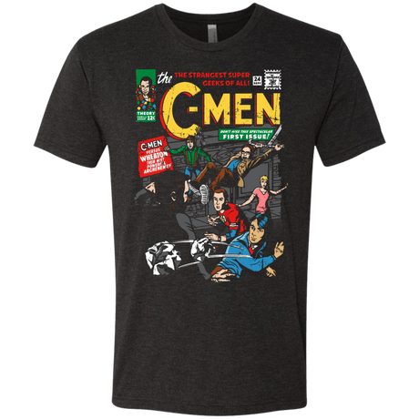 T-Shirts Vintage Black / S C-Men Men's Triblend T-Shirt