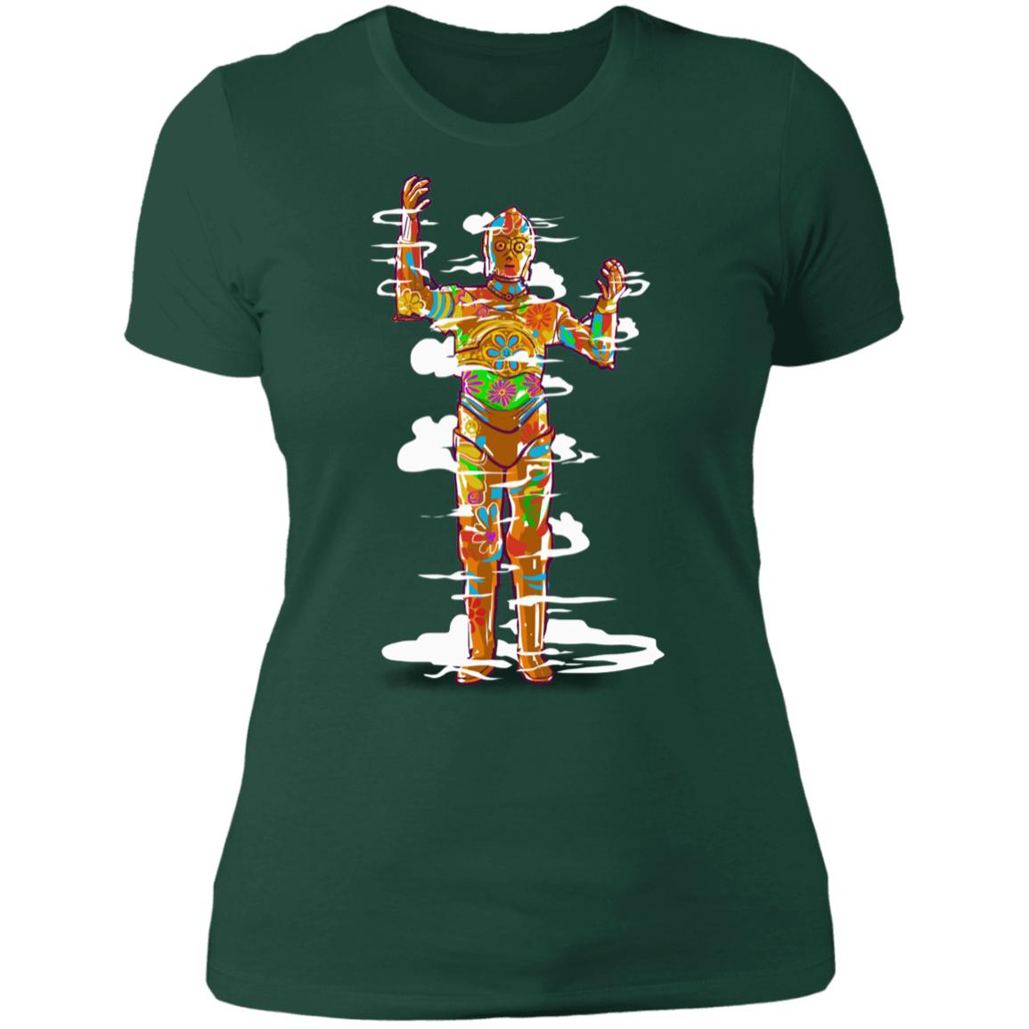 T-Shirts Forest Green / S C Trippy O Women's Premium T-Shirt