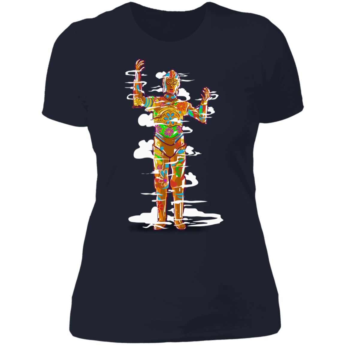 T-Shirts Midnight Navy / S C Trippy O Women's Premium T-Shirt