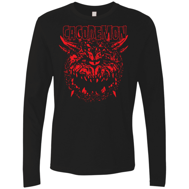 T-Shirts Black / S Cacodemon Men's Premium Long Sleeve
