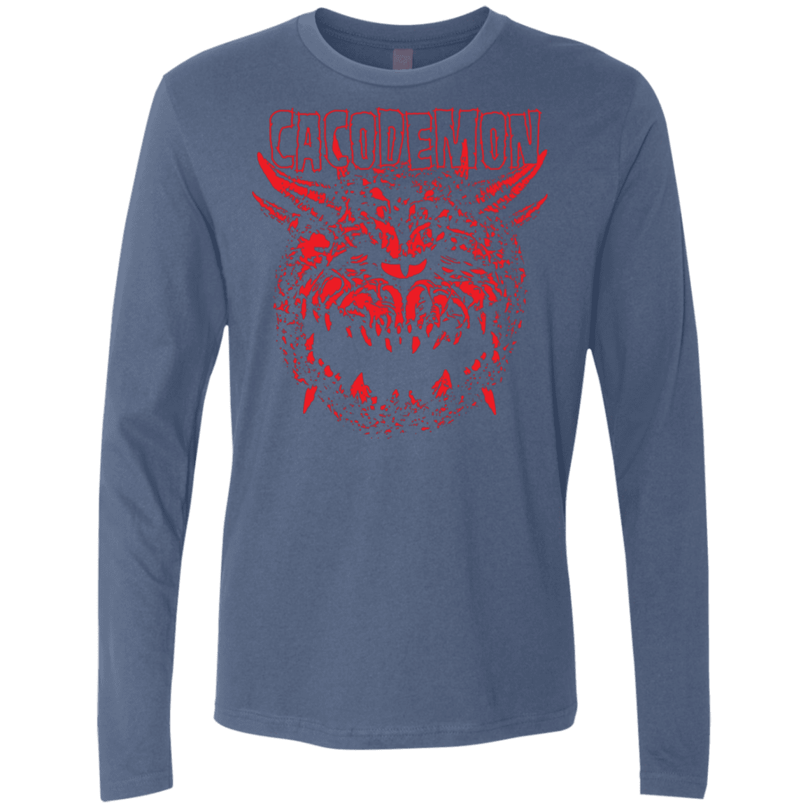 T-Shirts Indigo / S Cacodemon Men's Premium Long Sleeve