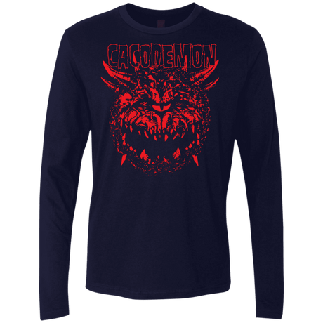 T-Shirts Midnight Navy / S Cacodemon Men's Premium Long Sleeve