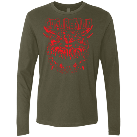 T-Shirts Military Green / S Cacodemon Men's Premium Long Sleeve