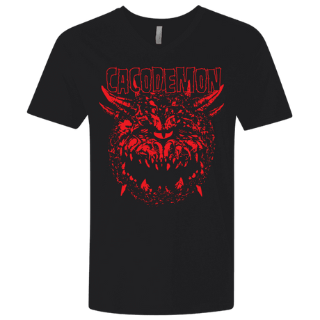 T-Shirts Black / X-Small Cacodemon Men's Premium V-Neck