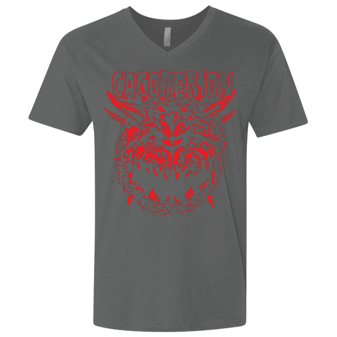 T-Shirts Heavy Metal / X-Small Cacodemon Men's Premium V-Neck