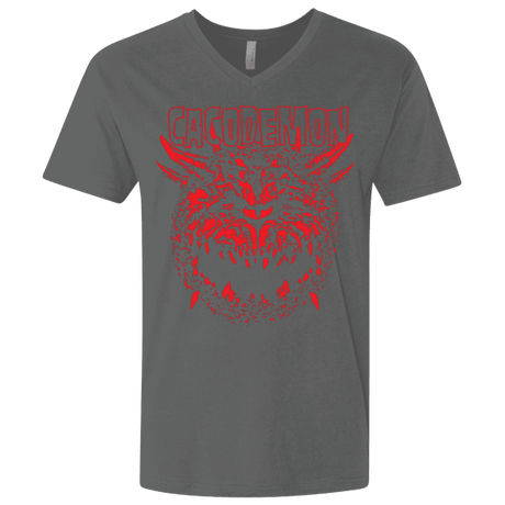 T-Shirts Heavy Metal / X-Small Cacodemon Men's Premium V-Neck