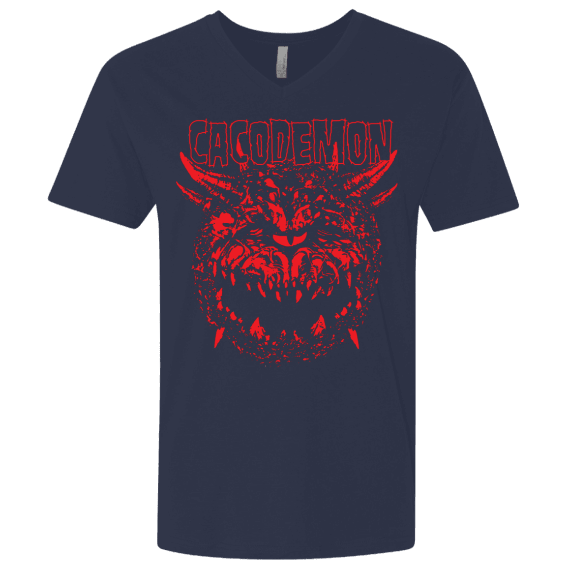 T-Shirts Midnight Navy / X-Small Cacodemon Men's Premium V-Neck