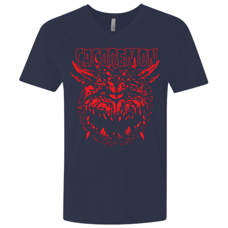 T-Shirts Midnight Navy / X-Small Cacodemon Men's Premium V-Neck