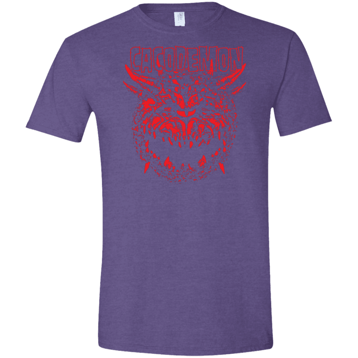 T-Shirts Heather Purple / S Cacodemon Men's Semi-Fitted Softstyle