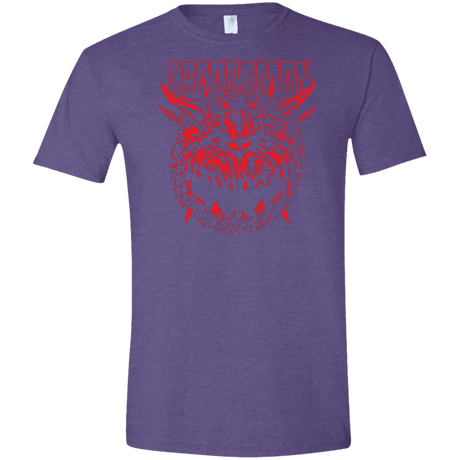 T-Shirts Heather Purple / S Cacodemon Men's Semi-Fitted Softstyle