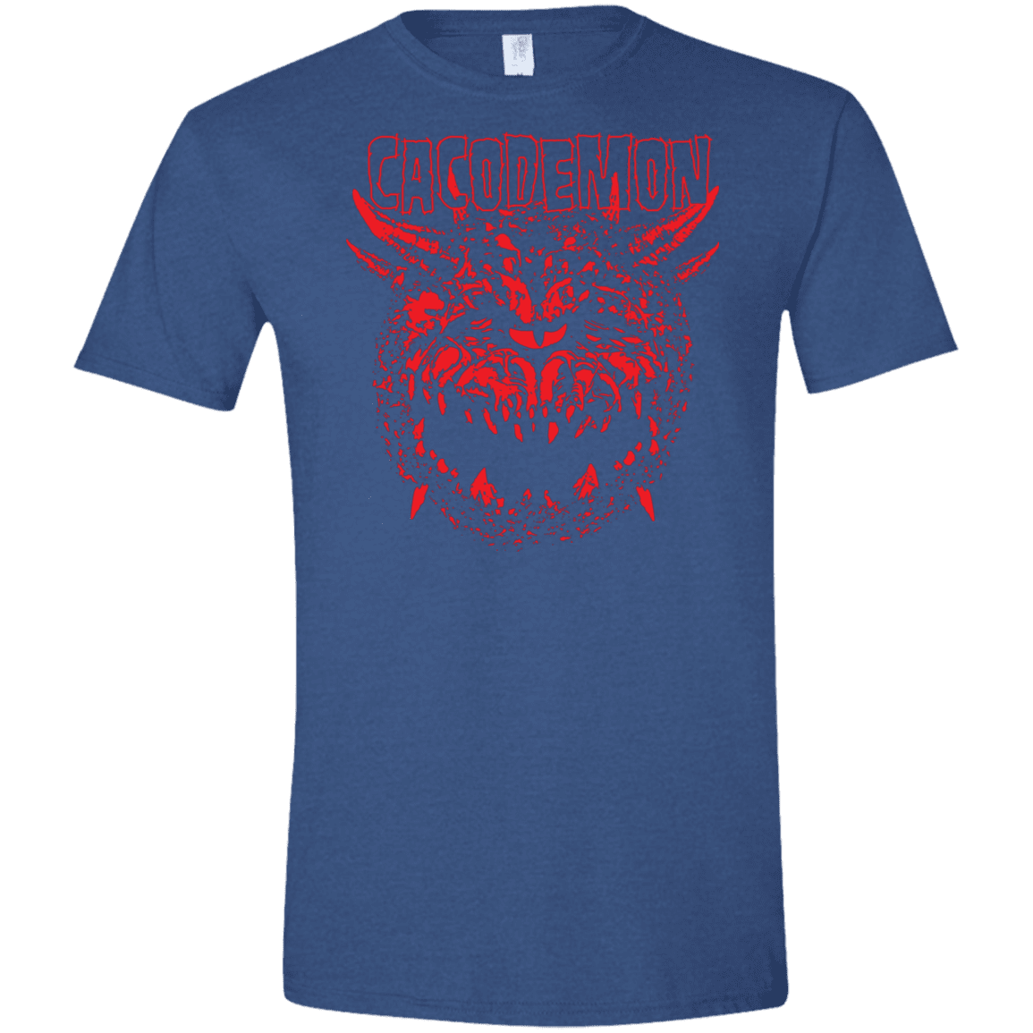 T-Shirts Heather Royal / X-Small Cacodemon Men's Semi-Fitted Softstyle