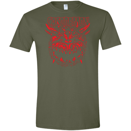 T-Shirts Military Green / S Cacodemon Men's Semi-Fitted Softstyle