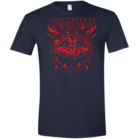 T-Shirts Navy / X-Small Cacodemon Men's Semi-Fitted Softstyle