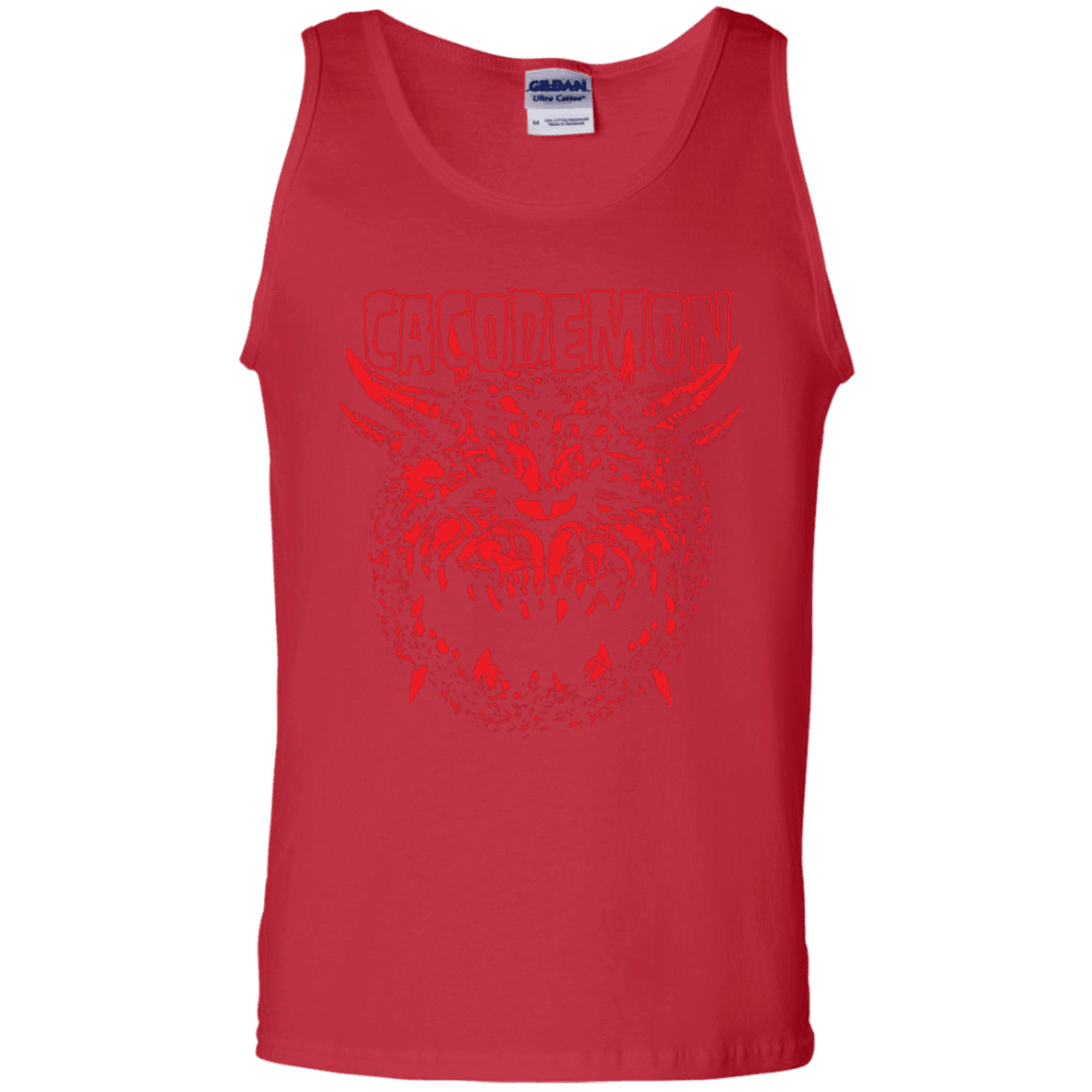 T-Shirts Red / S Cacodemon Men's Tank Top