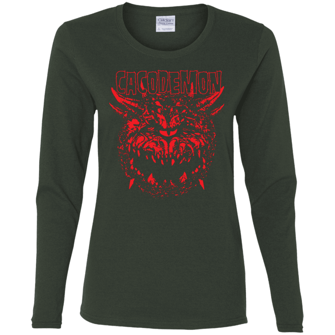 T-Shirts Forest / S Cacodemon Women's Long Sleeve T-Shirt