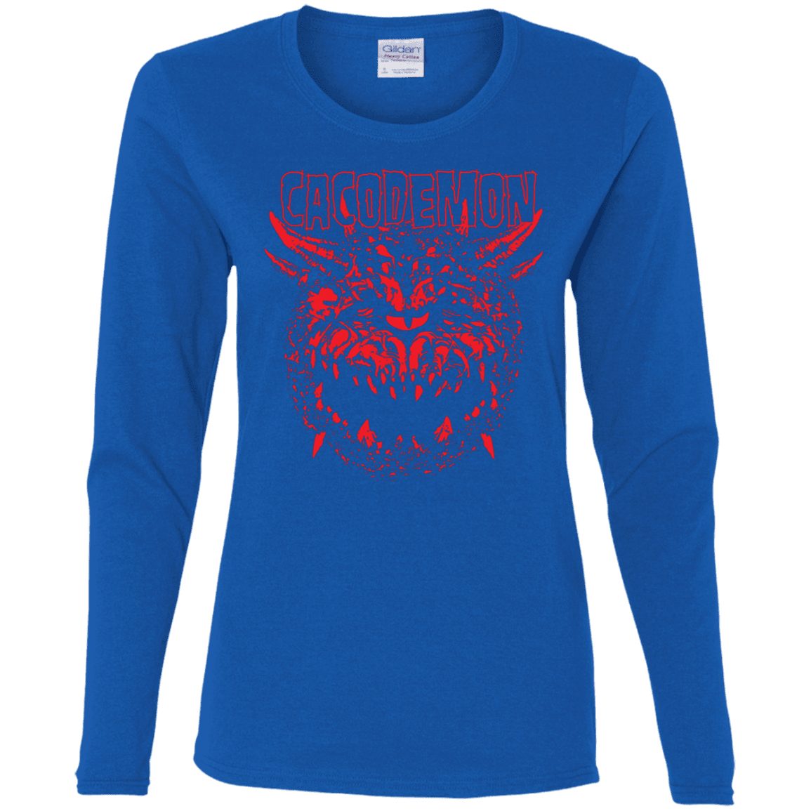 T-Shirts Royal / S Cacodemon Women's Long Sleeve T-Shirt