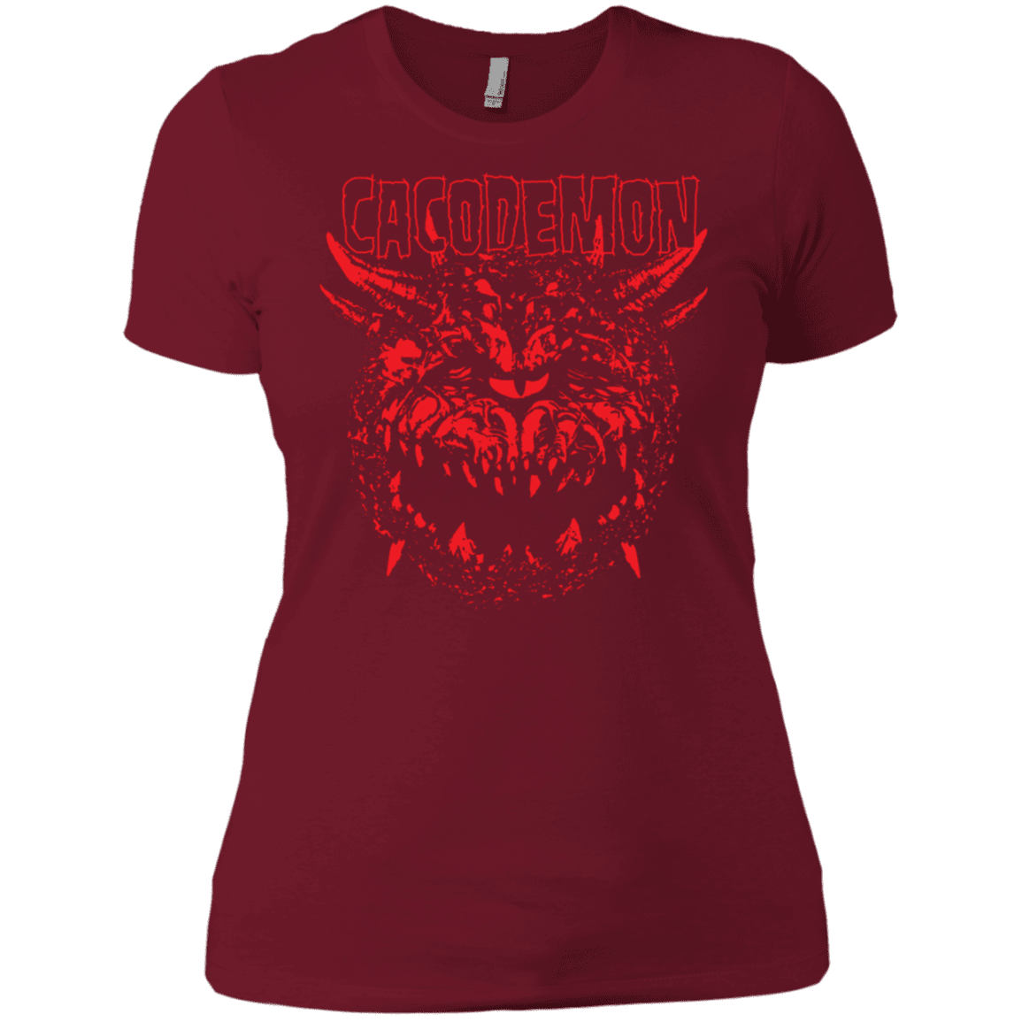 T-Shirts Scarlet / X-Small Cacodemon Women's Premium T-Shirt
