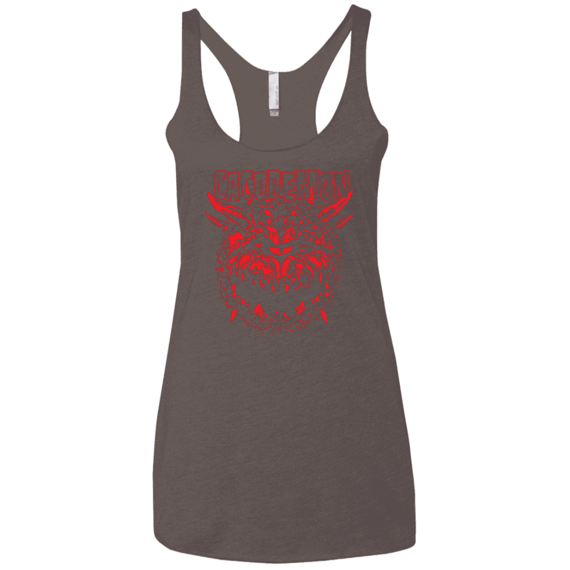 T-Shirts Macchiato / X-Small Cacodemon Women's Triblend Racerback Tank