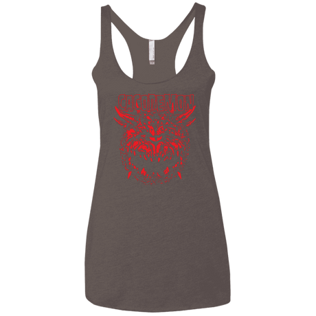 T-Shirts Macchiato / X-Small Cacodemon Women's Triblend Racerback Tank