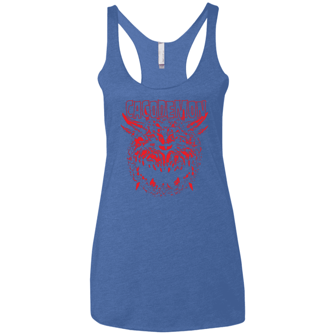 T-Shirts Vintage Royal / X-Small Cacodemon Women's Triblend Racerback Tank