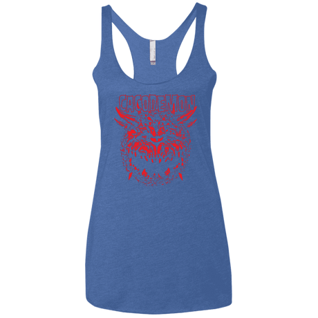 T-Shirts Vintage Royal / X-Small Cacodemon Women's Triblend Racerback Tank