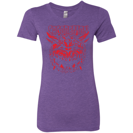 T-Shirts Purple Rush / S Cacodemon Women's Triblend T-Shirt