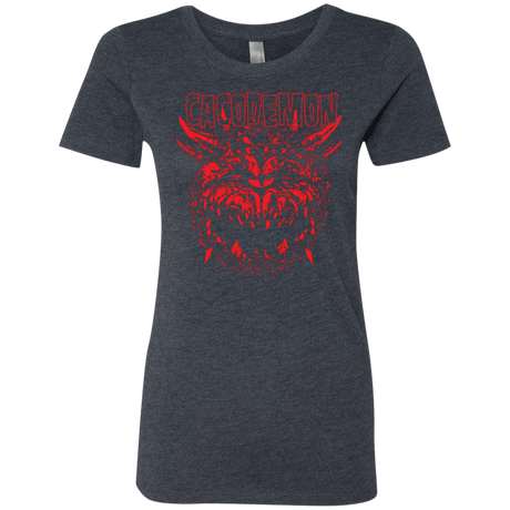T-Shirts Vintage Navy / S Cacodemon Women's Triblend T-Shirt
